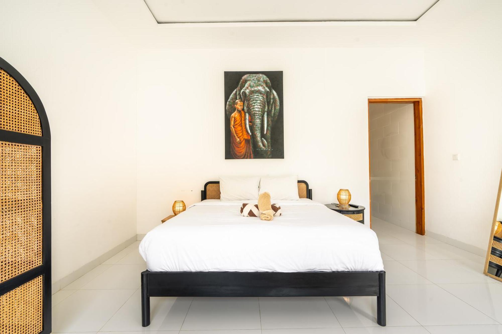 Villa Primarosa - Charming 3Br Villa With Rooftop Munggu エクステリア 写真